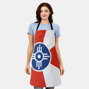 Wichita (Kansas) City flag Apron