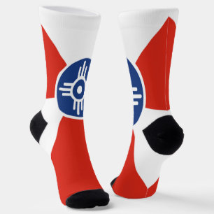 Wichita (Kansas) city flag Socks