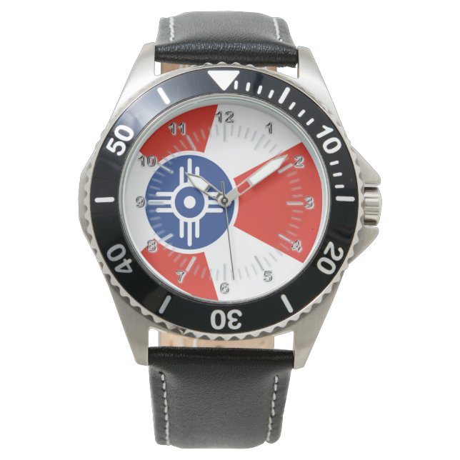 Wichita (Kansas) City flag Watch (Front)