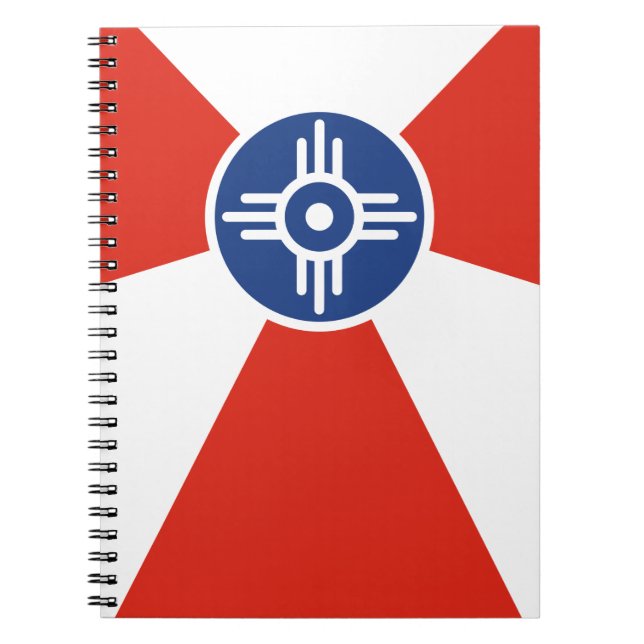Wichita Kansas ICT Flag Notebook (Front)