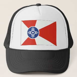 Wichita Kansas ICT Flag Trucker Hat