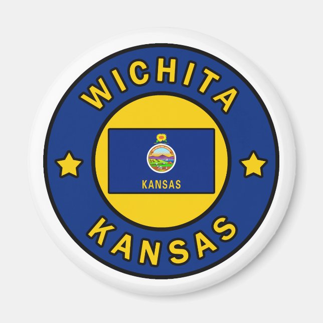 Wichita Kansas Magnet (Front)