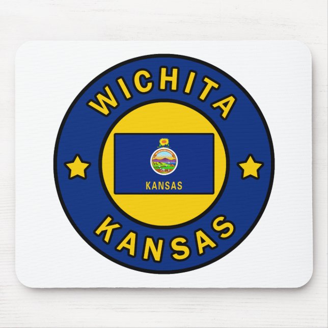 Wichita Kansas Mouse Mat (Front)