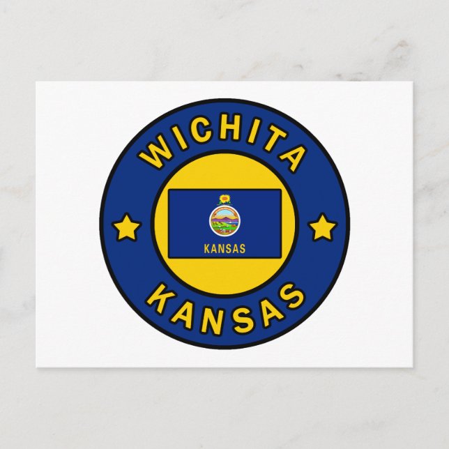 Wichita Kansas Postcard (Front)