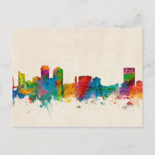Wichita Kansas Skyline Postcard