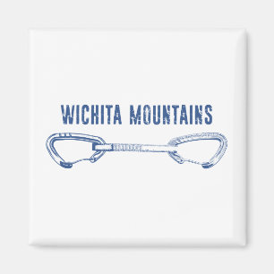 Wichita Mountains Rock Climbing Quickdraw Magnet