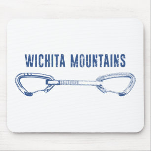 Wichita Mountains Rock Climbing Quickdraw Mouse Mat