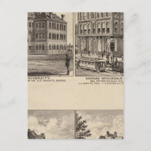 Wichita University, Kansas Postcard