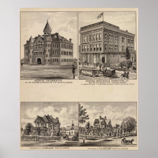 Wichita University, Kansas Poster (Front)