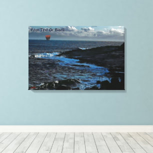 Wick Bay Viking Longship Canvas Print