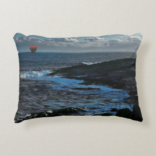Wick Bay Viking Longship Decorative Cushion