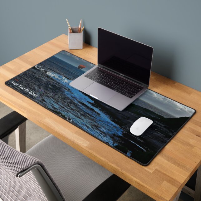 Wick Bay Viking Longship Desk Mat (Office 2)