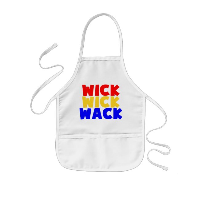 Wick Wick Wack Kids Apron (Front)