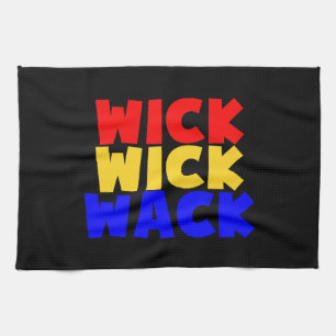 Wick Wick Wack Tea Towel
