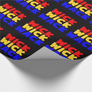 Wick Wick Wack Wrapping Paper