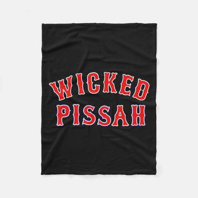 Wicked Ah Er Boston New England Southie _1  Fleece Blanket (Front)