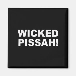 Wicked Ah! Funny Awesome Er New England Magnet
