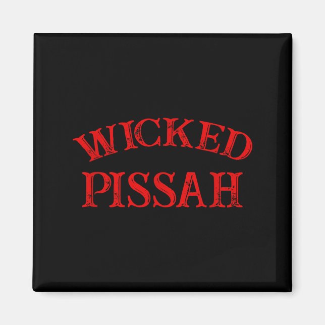 Wicked Ah Funny Er Boston New England Southie  Magnet (Front)