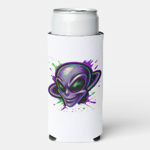 Wicked Alien Seltzer Can Cooler