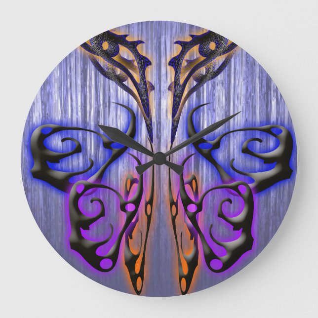Wicked Butterfly: Large Clock (Front)