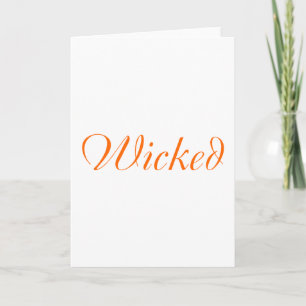 Wicked Card