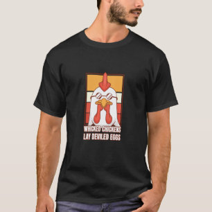 Wicked Chickens Lay Deviled Eggs Costume Halloween T-Shirt