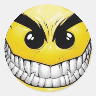 wicked classic round sticker