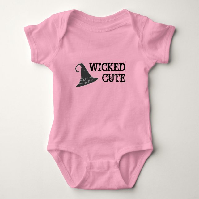 Wicked Cute Baby Bodysuit (Front)