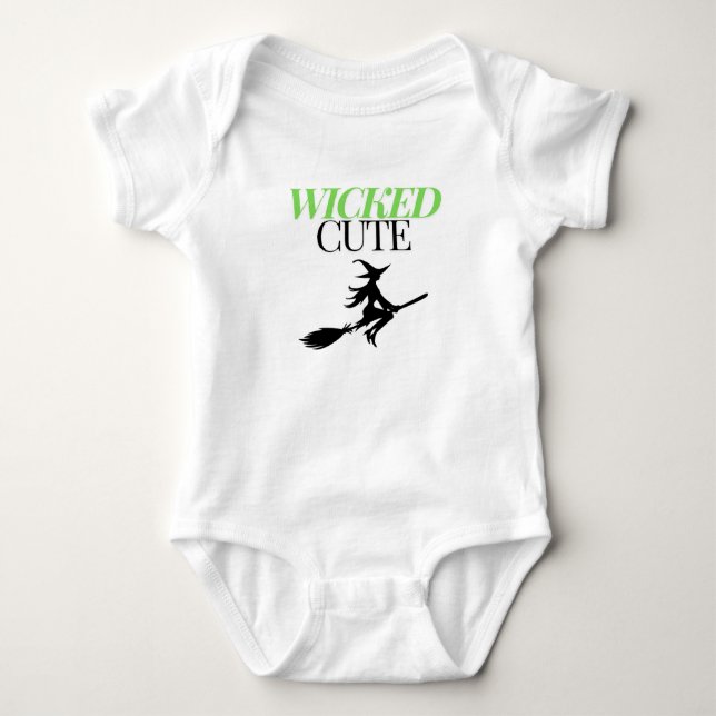 Wicked Cute Baby Bodysuit (Front)