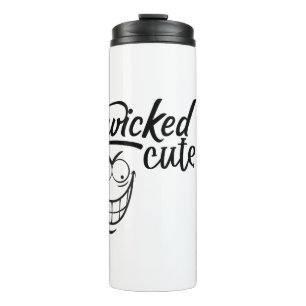 wicked cute design thermal tumbler
