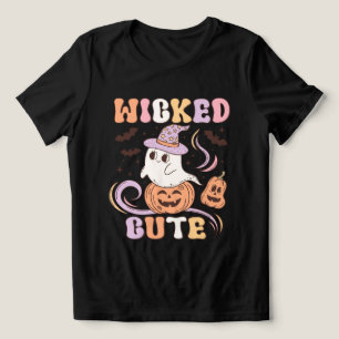 Wicked Cute Ghost Retro Halloween Vintage  Tri-Blend Shirt