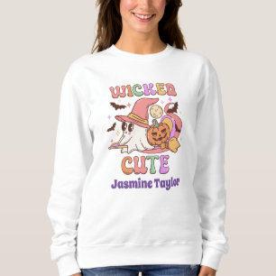 Wicked Cute, Groovy Ghost Sweatshirt