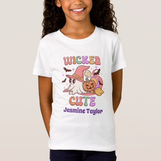 Wicked Cute, Groovy Ghost T-Shirt (Front)