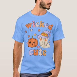 Wicked Cute Halloween Ghost Groovy Spooky Witch Gi T-Shirt