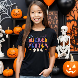 Wicked Cute Halloween Ghost Kids T-Shirt