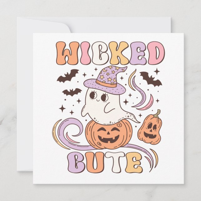 Wicked Cute Halloween Invitation (Front)
