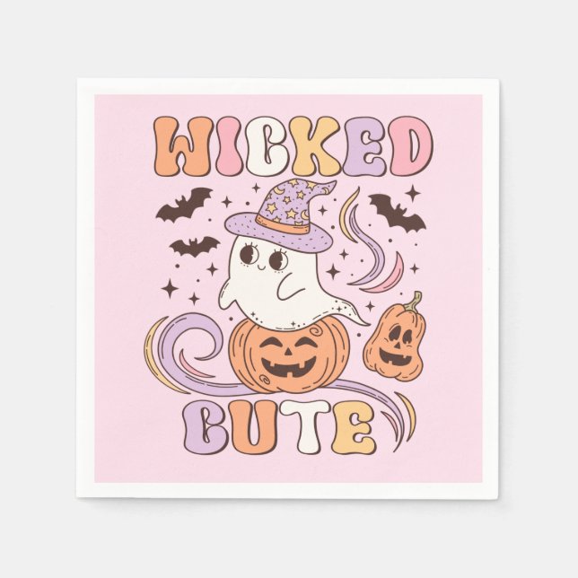 Wicked Cute Halloween Napkin (Front)