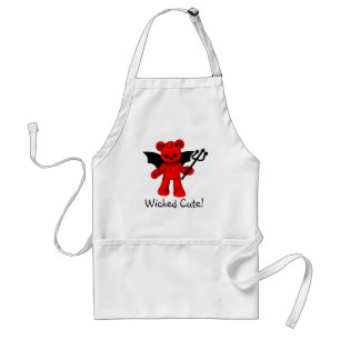 Wicked Cute Teddy Bear Apron