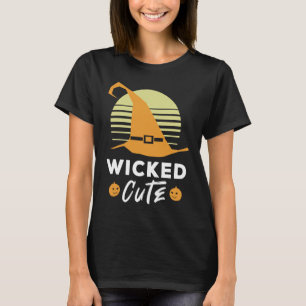 Wicked Cute Witch Hat Funny Halloween T-Shirt