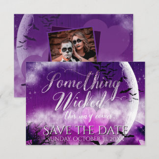 Wicked Fun Love Moon Save the Date w/ Photo