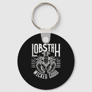 Wicked Good Lobstah Funny Maine Boston Cape Cod Lo Key Ring