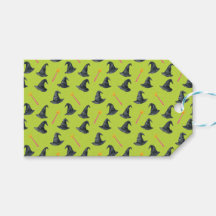 Wicked Good Pink & Green Witchy To/From Gift Tags