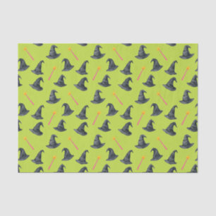 Wicked Good Pink & Green Witchy To/From Gift Tags Tissue Paper