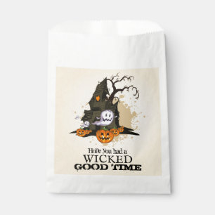 Wicked Good Time Halloween Haunted House Favour Bags