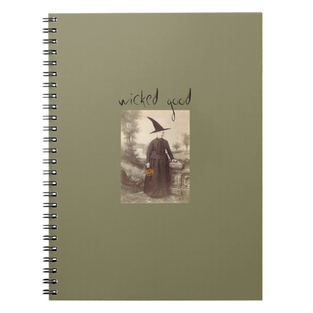 "Wicked Good"witch notebook from Notforgotten Farm (Front)