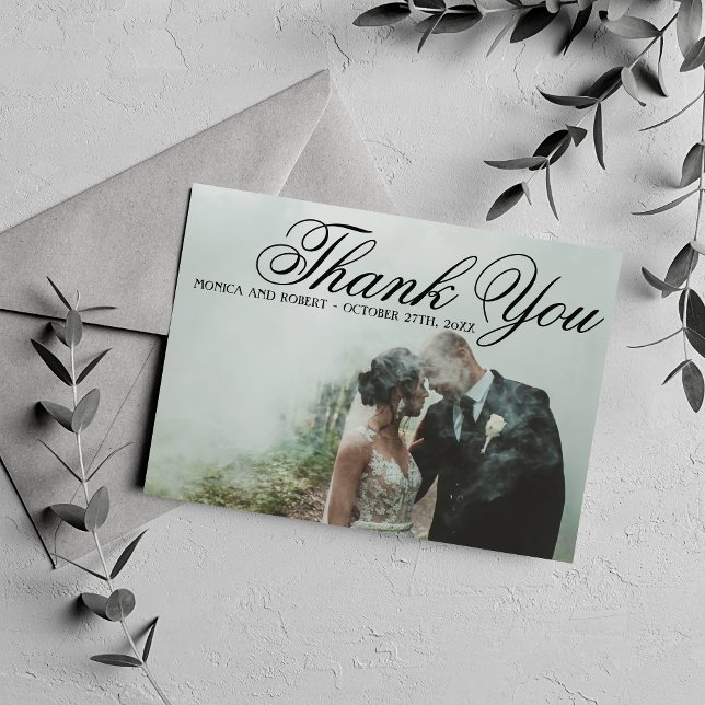 Wicked Halloween Black Orange Thank You Card (Creator Uploaded)