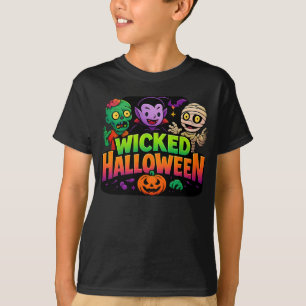 Wicked Halloween Clothes Spooky Outfit Unisex T-Shirt