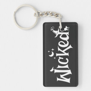 Wicked Halloween Funny Witch  Key Ring