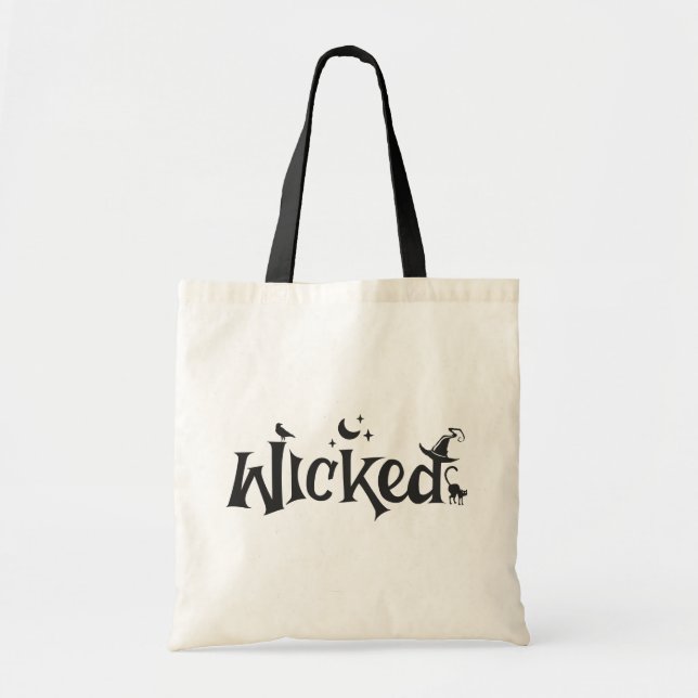Wicked Halloween Funny Witch  Tote Bag (Front)