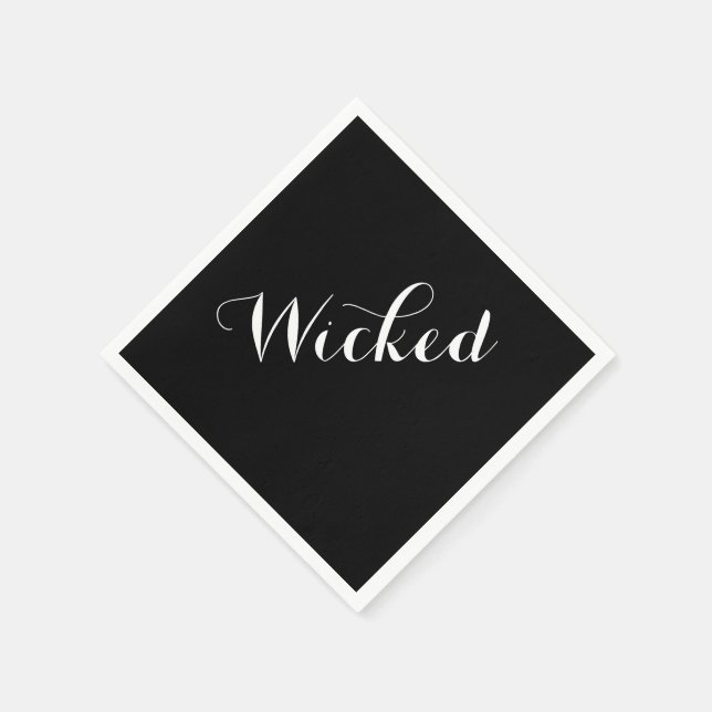Wicked Halloween Napkin (Corner)